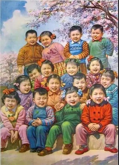 六一特辑丨毛泽东时代儿童宣传画-激流网