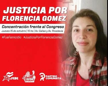 阿根廷共产党女权活动家玛利亚•弗洛伦西亚•戈麦斯遇害-激流网